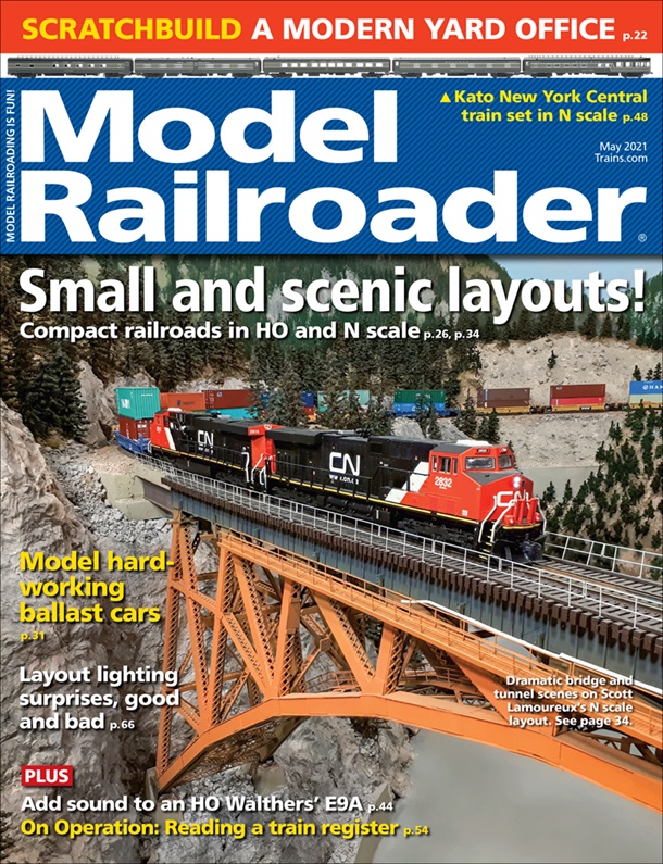 Model Railroader May 2021