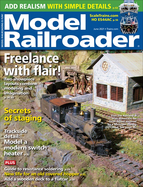 Model Railroader June 2021