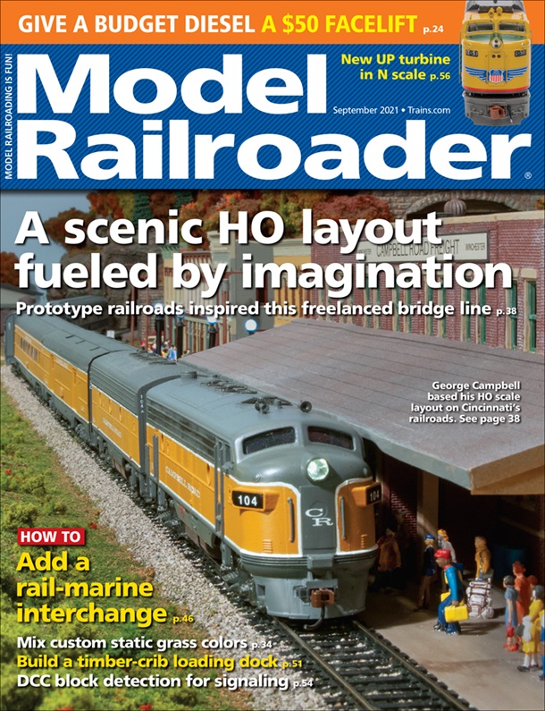 Model Railroader September 2021