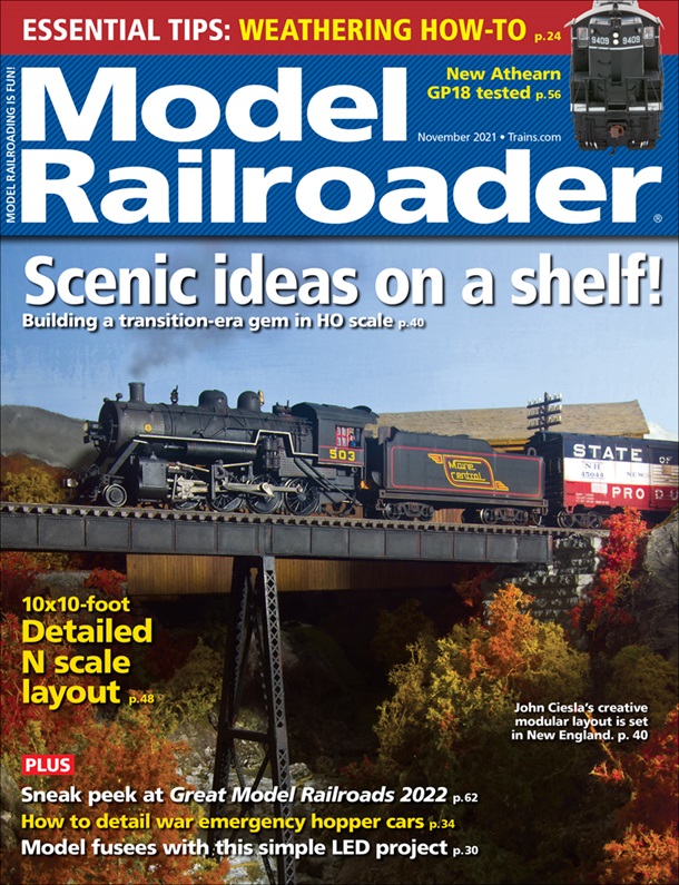 Model Railroader November 2021