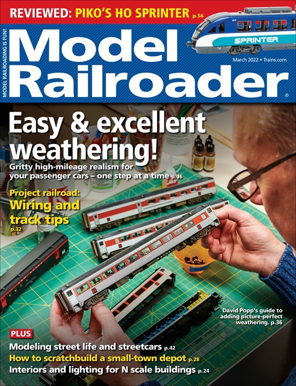Model Railroader March 2022