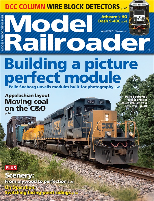 Model Railroader April 2022