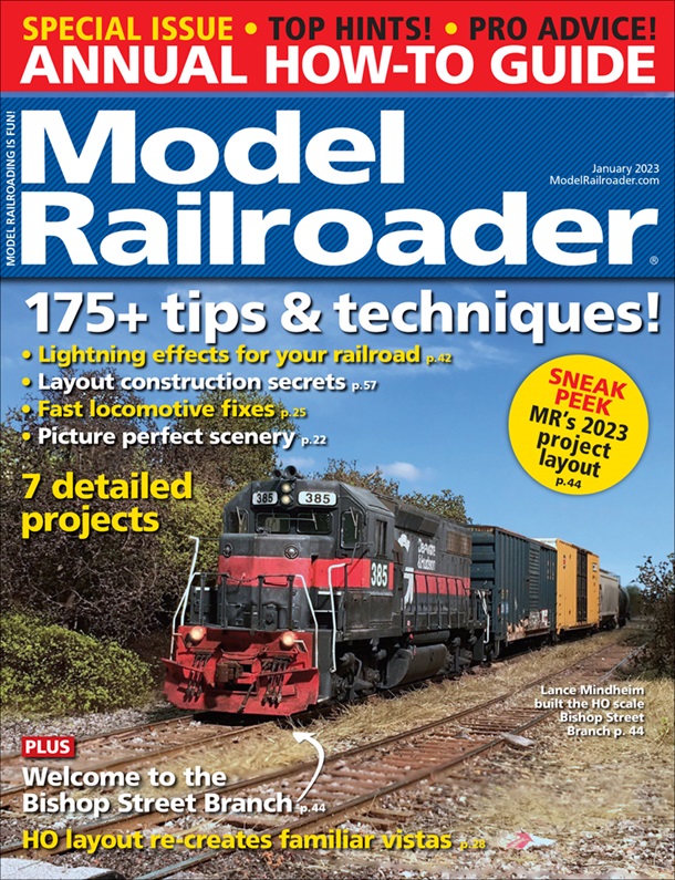 Model Railroader January 2023