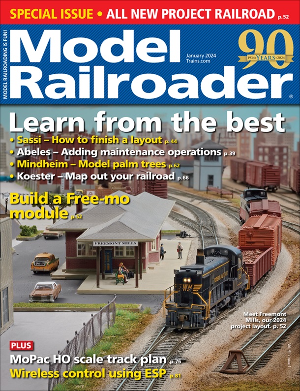 Model Railroader January 2024