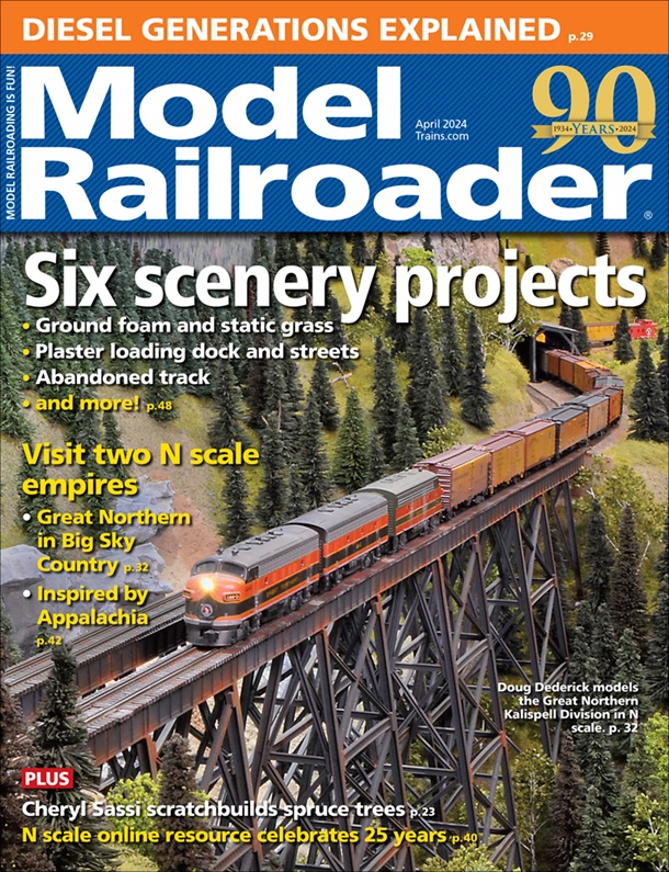 Model Railroader April 2024