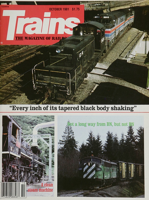 TRAINS October 1981