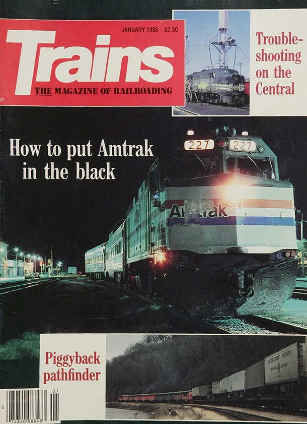 TRAINS January 1986