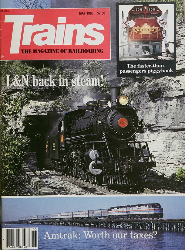TRAINS May 1986