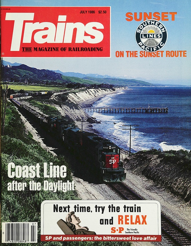 TRAINS July 1986