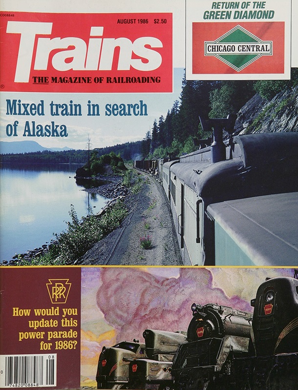TRAINS August 1986