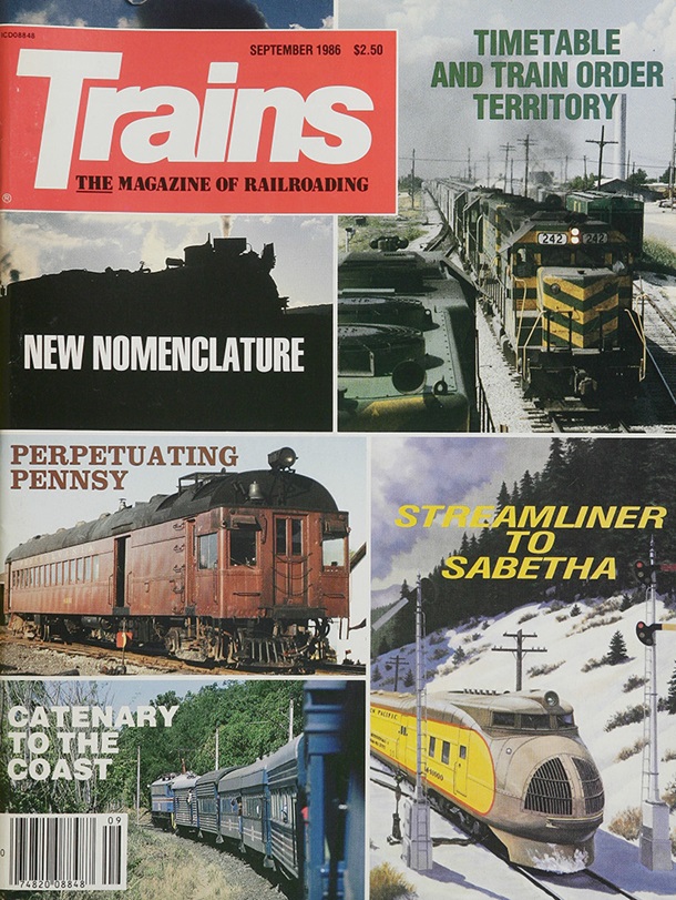 TRAINS September 1986