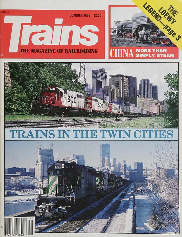 TRAINS October 1986