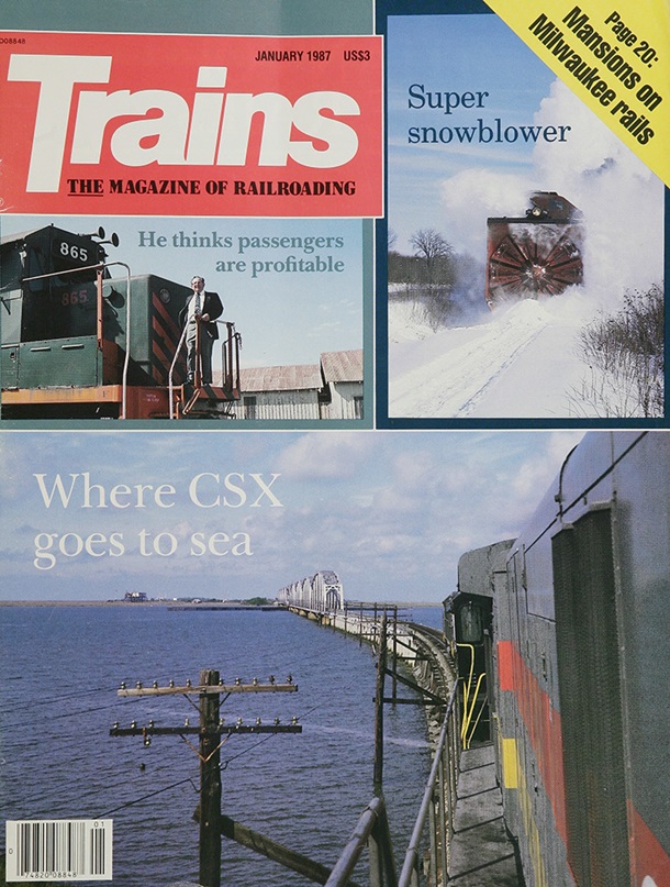 TRAINS January 1987