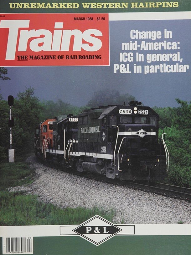 TRAINS March 1988