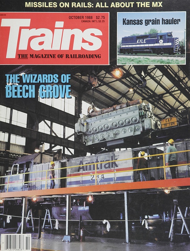 TRAINS October 1988