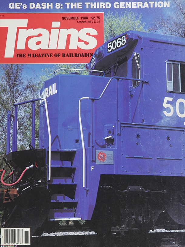 TRAINS November 1988