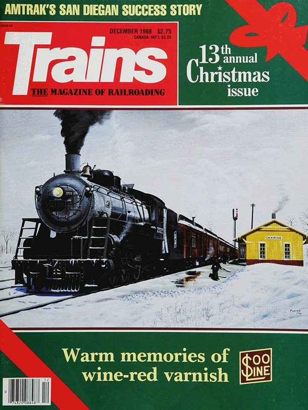 TRAINS December 1988