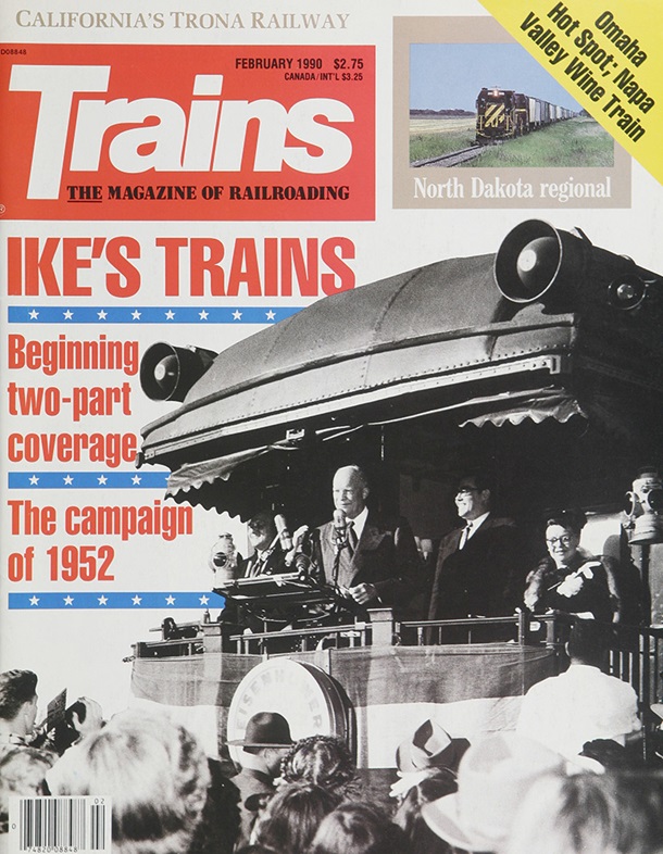 TRAINS February 1990