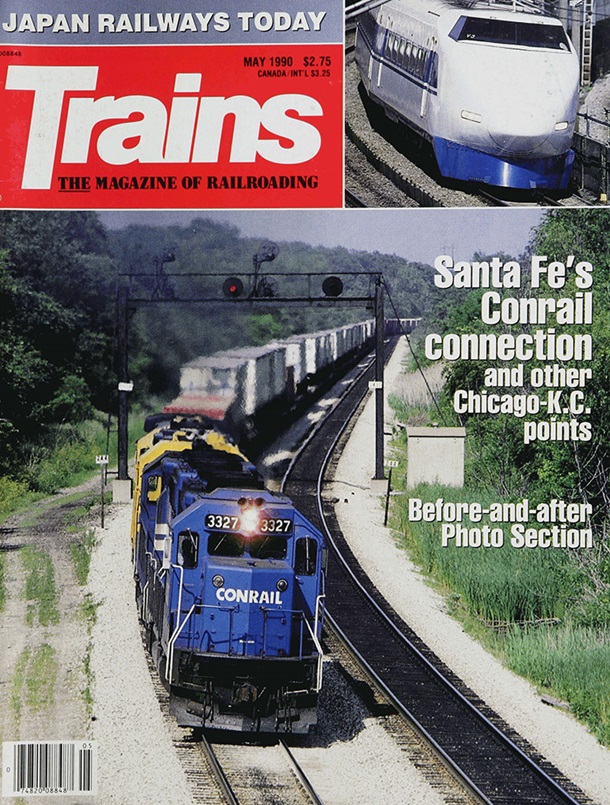 TRAINS May 1990