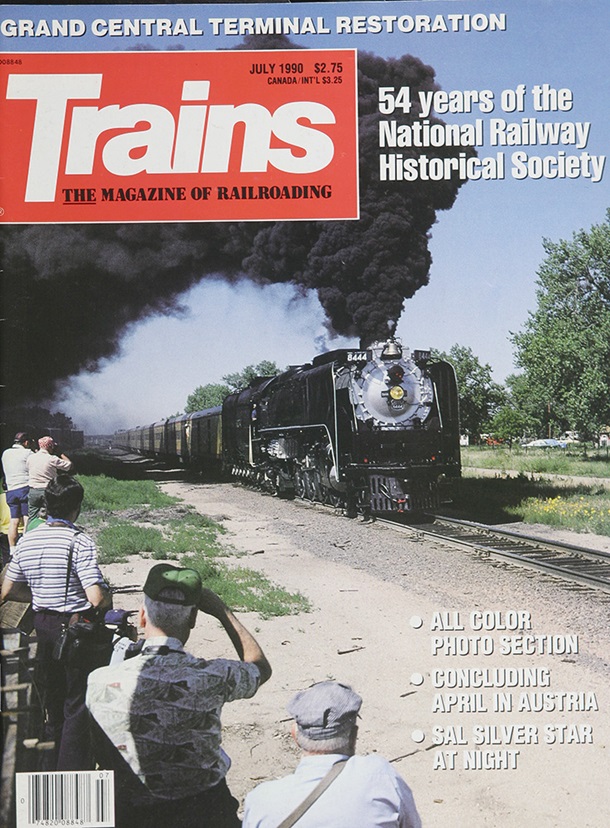 TRAINS July 1990