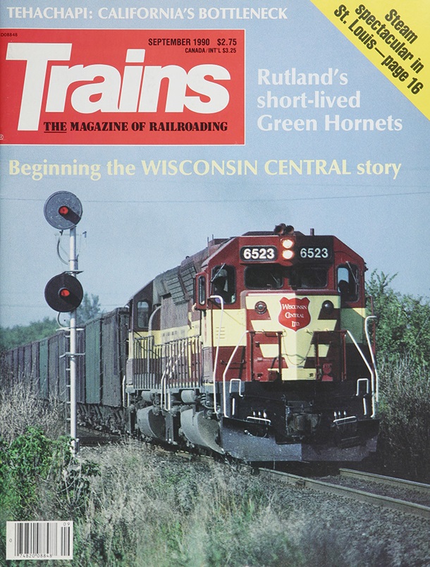 TRAINS September 1990