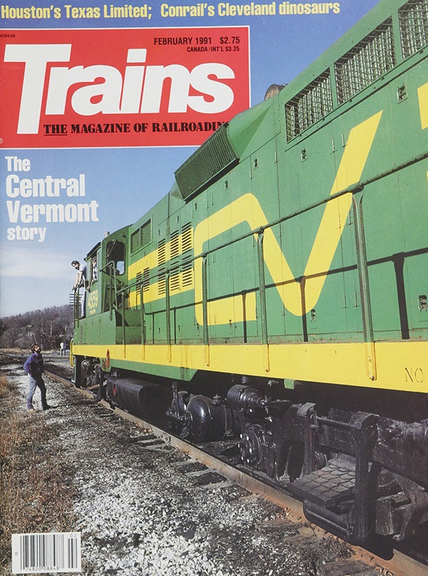TRAINS February 1991