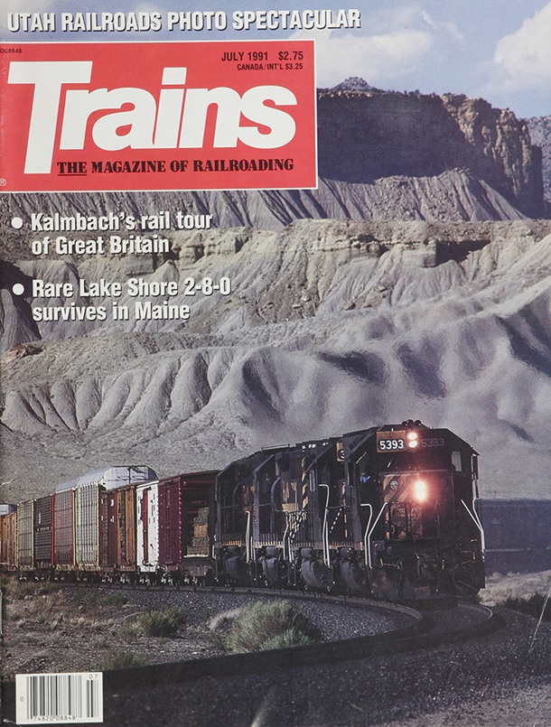 TRAINS July 1991