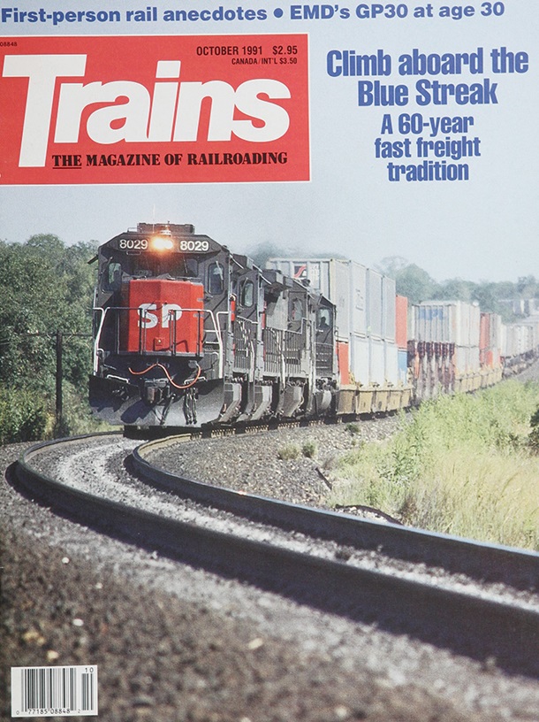 TRAINS October 1991