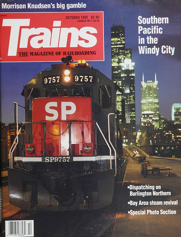 TRAINS October 1992