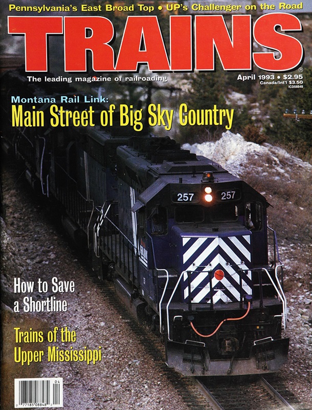 TRAINS April 1993