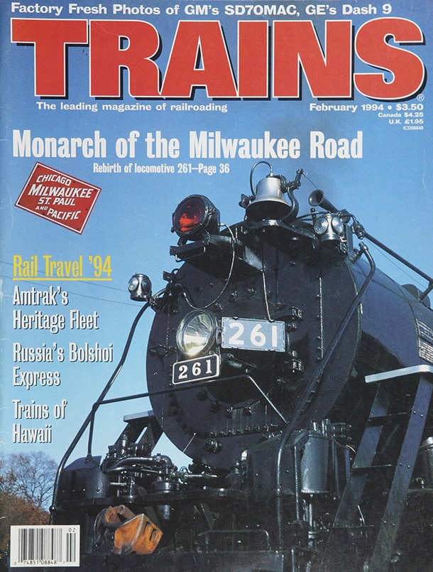 TRAINS February 1994