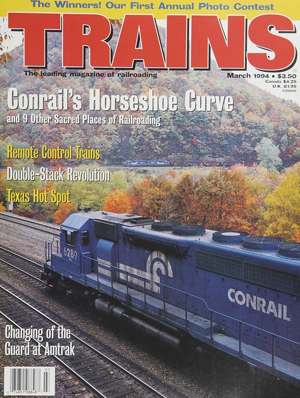 TRAINS March 1994
