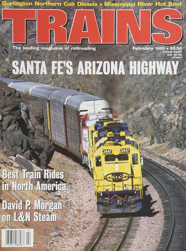 TRAINS February 1995