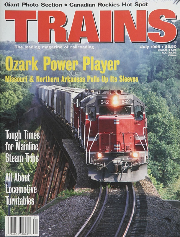 TRAINS July 1995