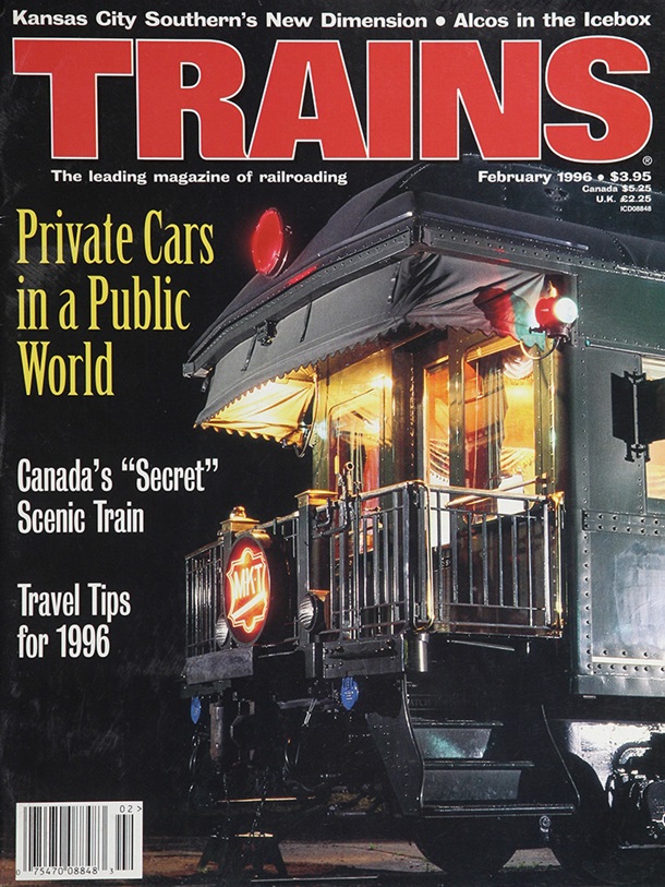 TRAINS February 1996