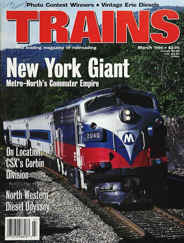 TRAINS March 1996