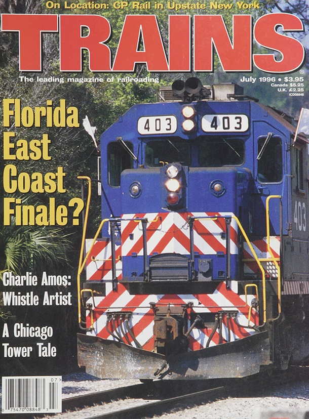 TRAINS July 1996