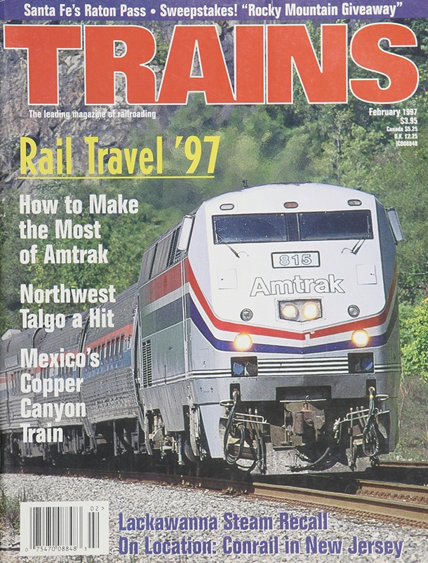 TRAINS February 1997