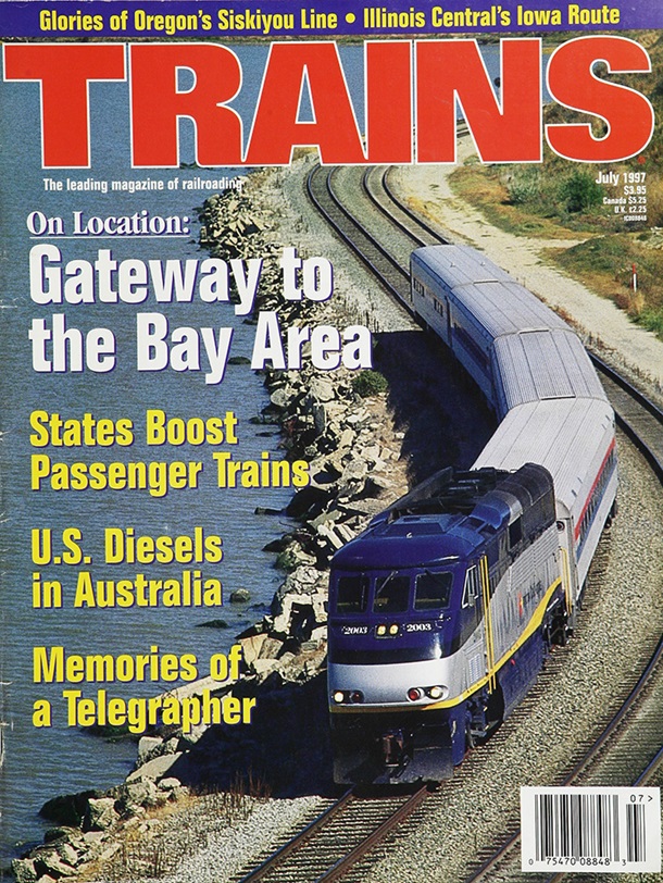 TRAINS July 1997