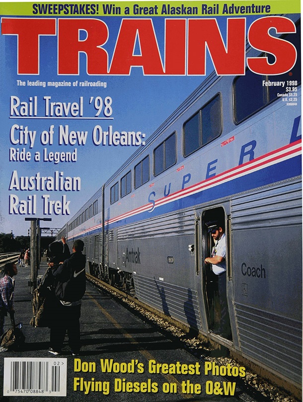 TRAINS February 1998