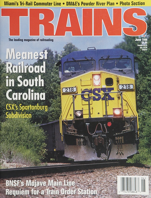 TRAINS June 1998
