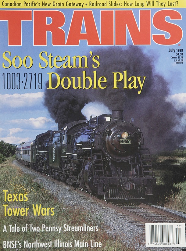 TRAINS July 1999