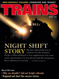 TRAINS July 2001