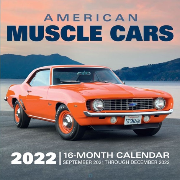 American Muscle Cars 2022 Calendar