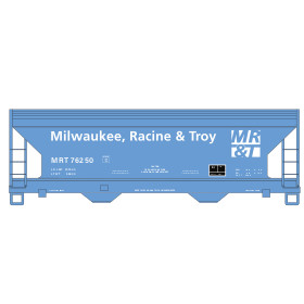 Milwaukee Racine & Troy N Scale Two-Bay Covered Hopper - Limited Edition