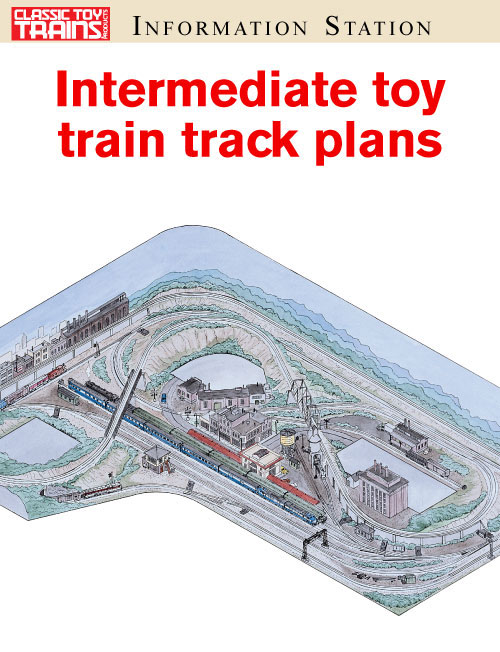 Intermediate Toy Train Track Plans