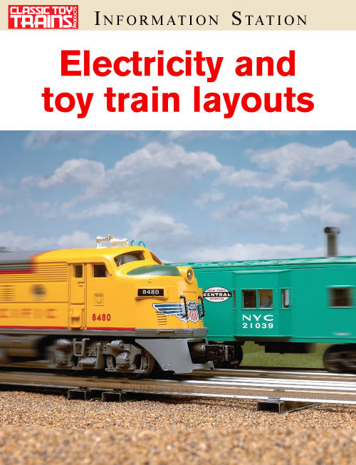 Electricity and Toy Train Layouts