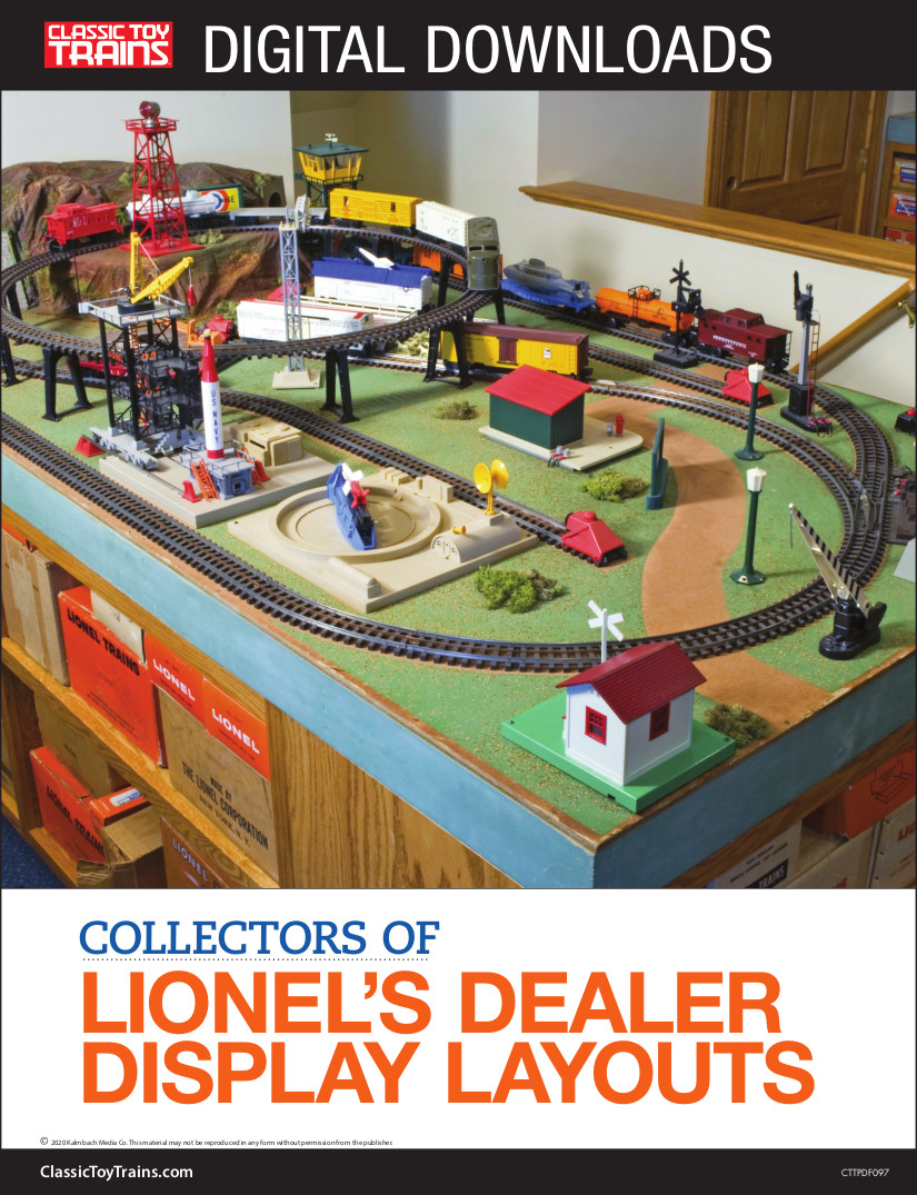 lionel display layout track plans