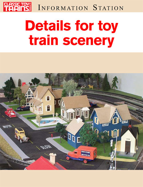 Details for Toy Train Scenery