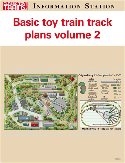 Basic Toy Train Track Plans Vol. 2